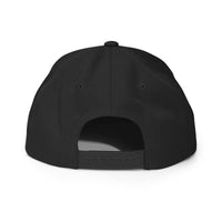 Black Christian snapback – with adjustable black snap enclosure