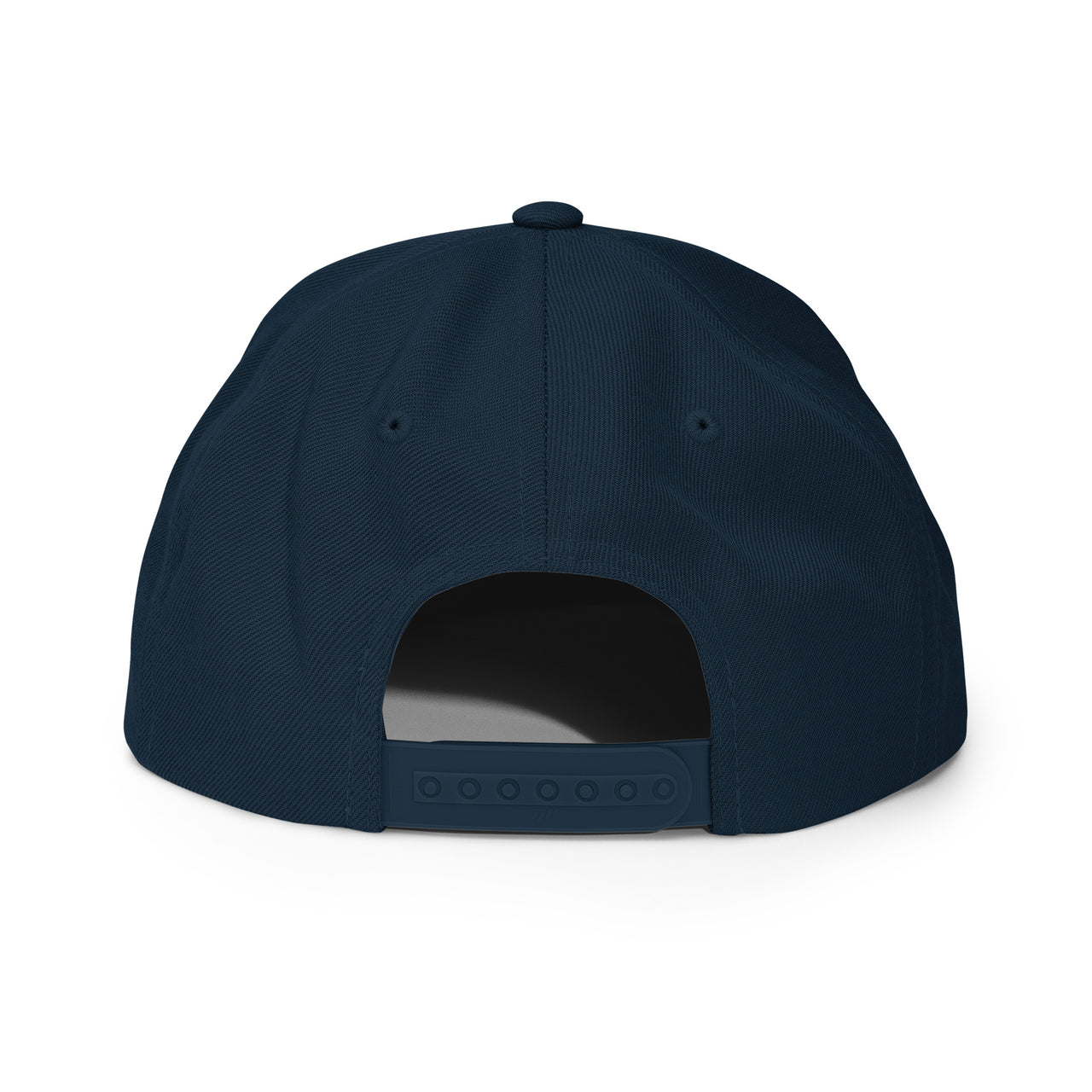 Marked by Stripes navy snapback – with navy snap enclosure