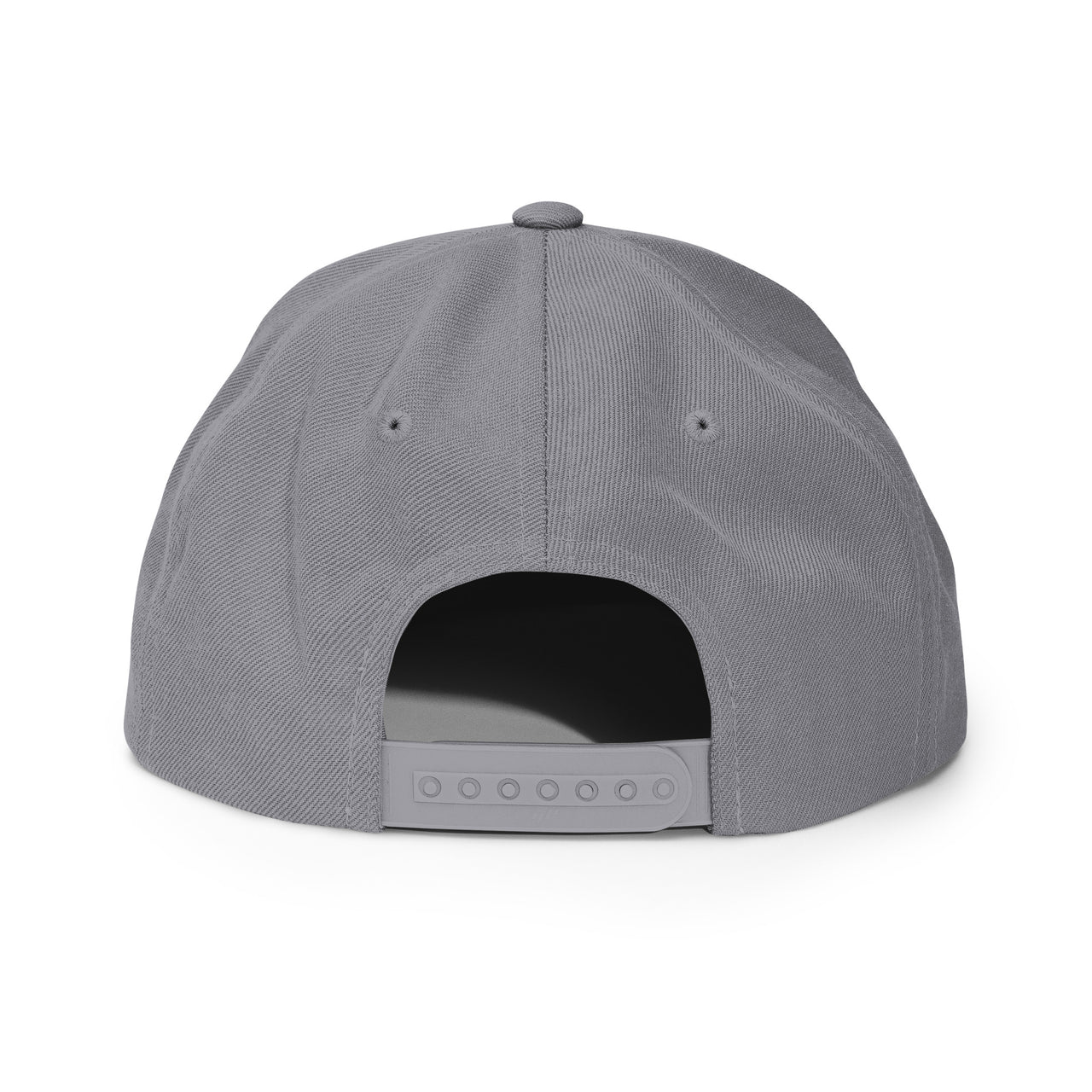 Silver Christian snapback – with back silver snap enclosure
