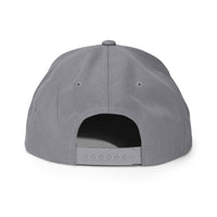 Silver Christian snapback – with back silver snap enclosure
