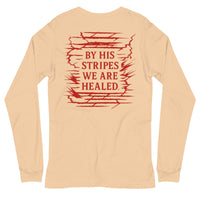 Sand dune Christian long sleeve shirt – red scripture back design