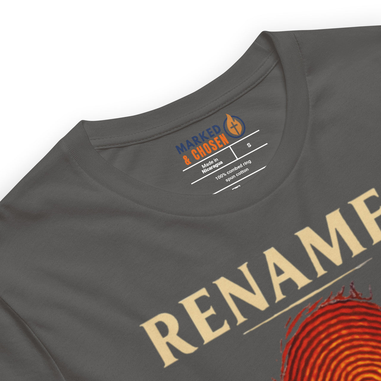Renamed Tagless Marked & Chosen Design, Asphalt T-Shirt