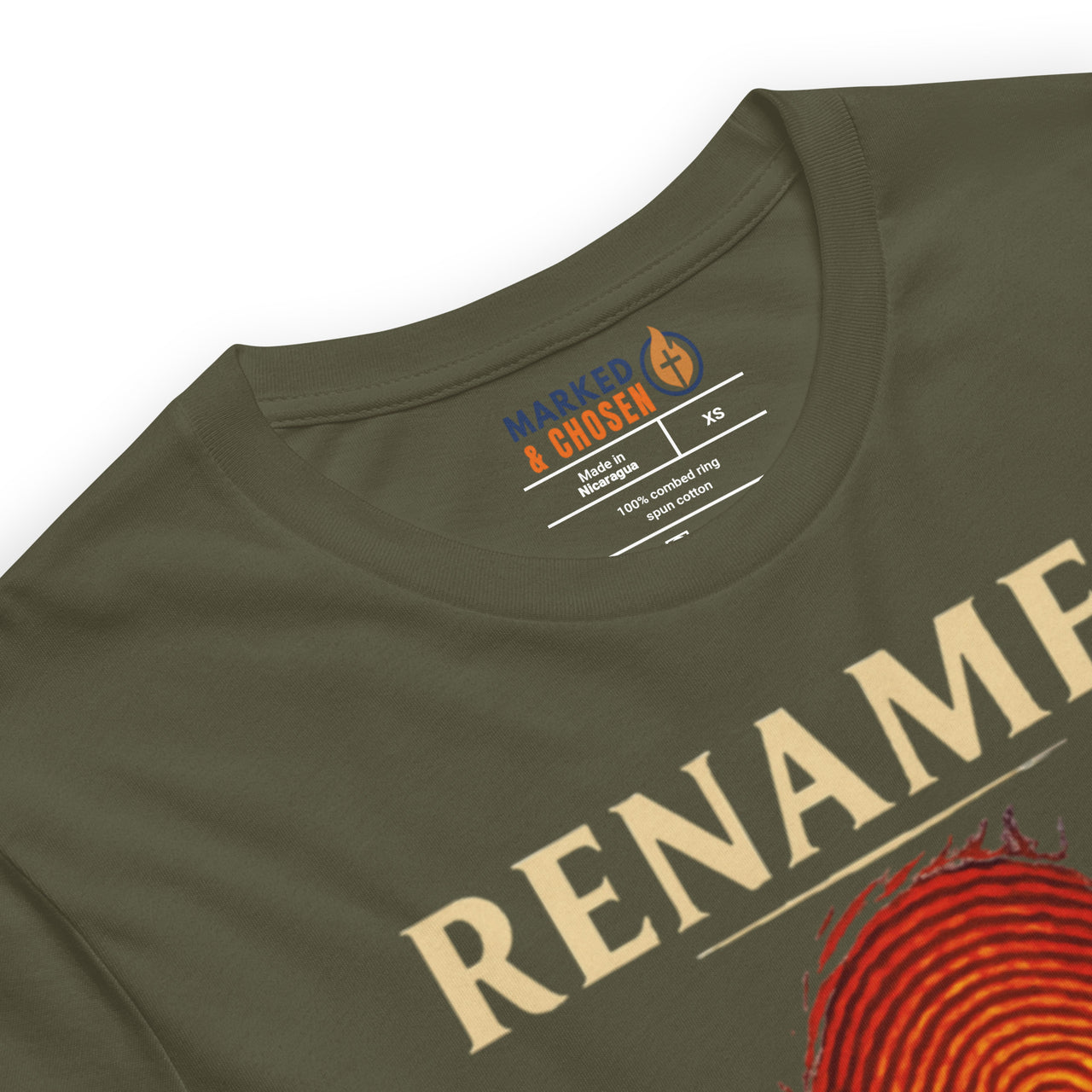 Renamed T-Shirt Tagless Marked & Chosen Design