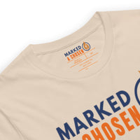 Cream Christian t-shirt – printed neck label for comfort and spiritual branding