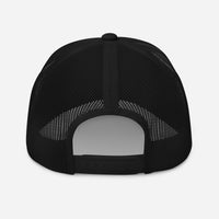 Marked by Stripes black trucker hat –with mesh back and snap closure