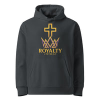 Dark grey Royalty hoodie – bold printed front design